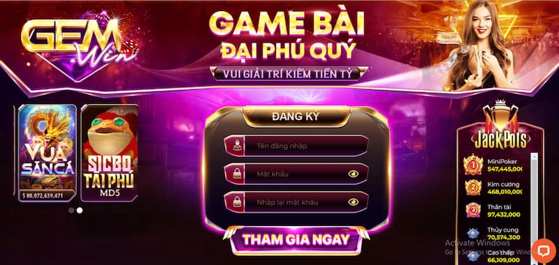 Giới thiệu game Casino tại Gemwin